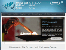 Tablet Screenshot of ottawainuitchildrens.com